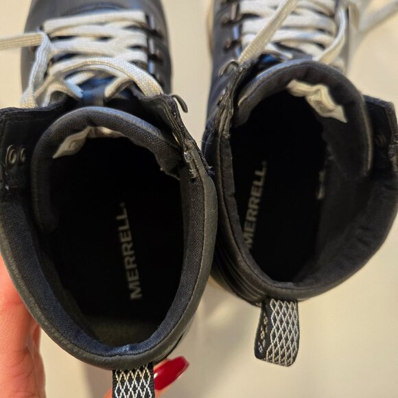 MERRELL Alpine Hiker Women's Hiking Black Boots SIZE 8 - Picture 8 of 9